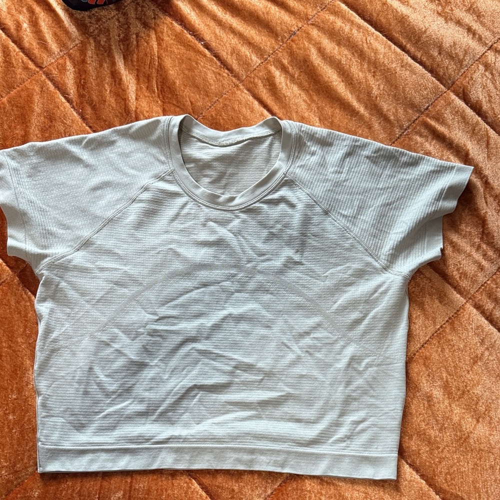 Lululemon beige Short Sleeve Top